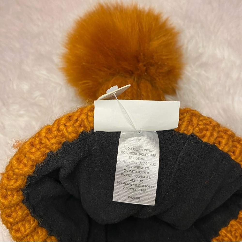 Free People Summit Cable Pom Beanie | One Size - Picture 6 of 6